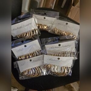42 Pairs Of NEW Gold Hoops!